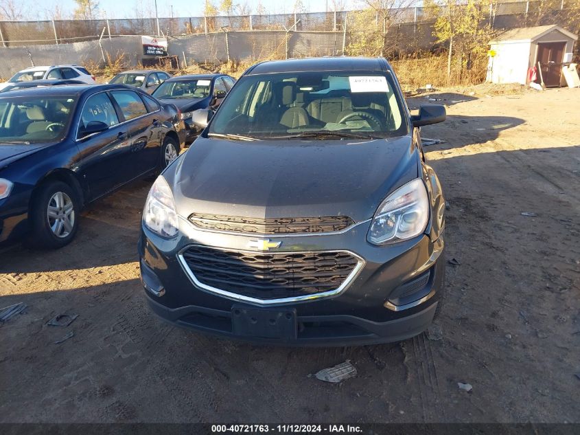 2017 Chevrolet Equinox Ls VIN: 2GNFLEEK6H6220567 Lot: 40721763