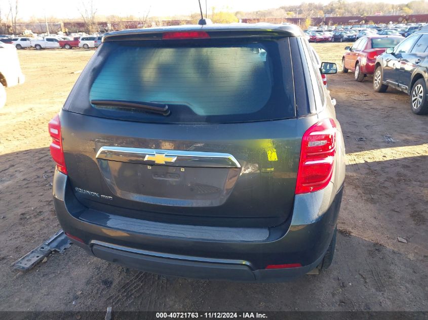 2017 Chevrolet Equinox Ls VIN: 2GNFLEEK6H6220567 Lot: 40721763