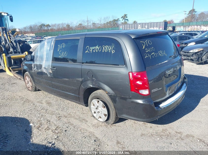Vin: 2c4rdgbg6cr349415, lot: 41211163, dodge grand caravan se/avp 20123