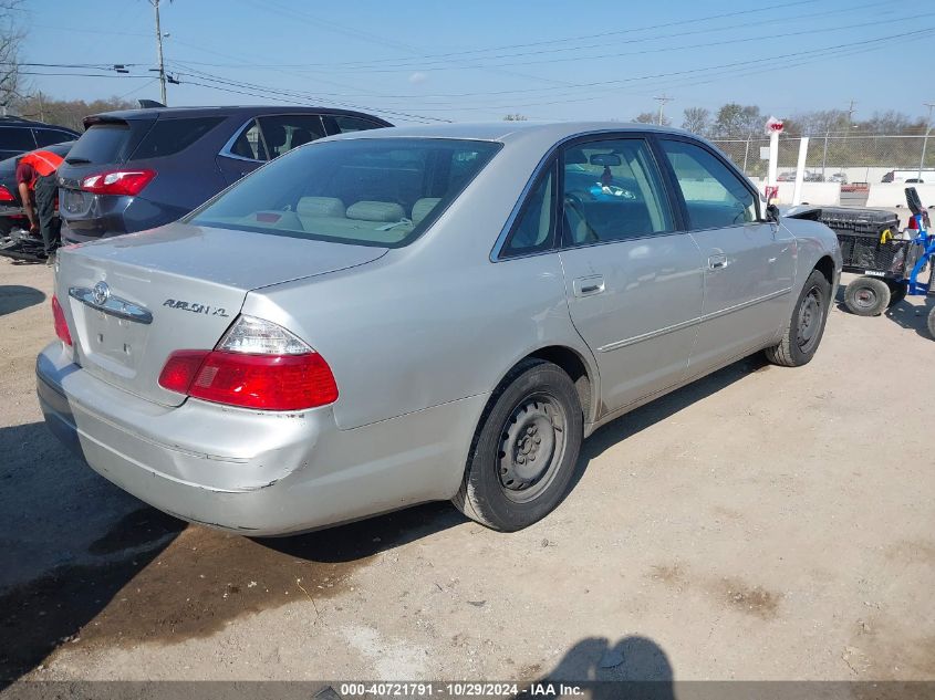 2004 Toyota Avalon Xl VIN: 4T1BF28B14U363930 Lot: 40721791