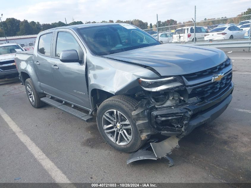 VIN 1GCGTBEN7N1182111 2022 Chevrolet Colorado, 4Wd... no.1