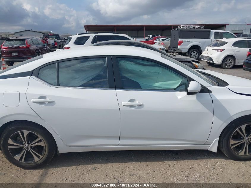 2022 Nissan Sentra Sv Xtronic Cvt VIN: 3N1AB8CV3NY297883 Lot: 40721806