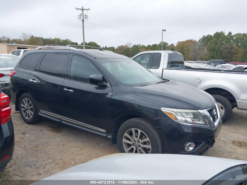 2015 Nissan Pathfinder Sl VIN: 5N1AR2MM0FC613323 Lot: 40721815