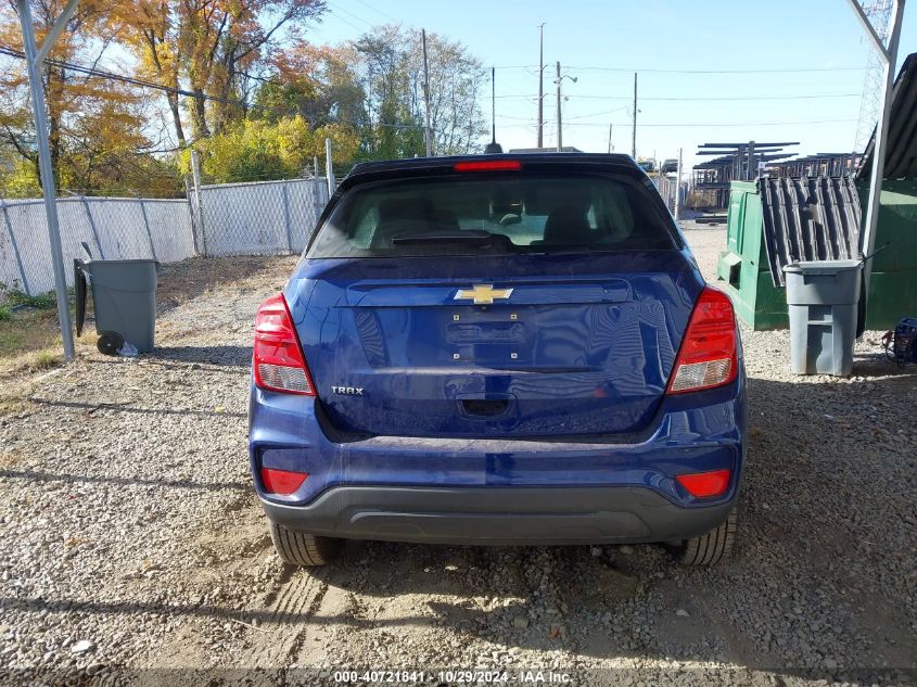 2017 Chevrolet Trax Ls VIN: 3GNCJKSB2HL179278 Lot: 40721841