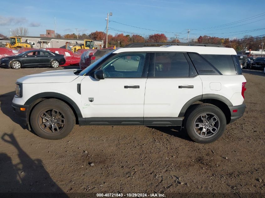 2022 Ford Bronco Sport Big Bend VIN: 3FMCR9B66NRD15333 Lot: 40721843