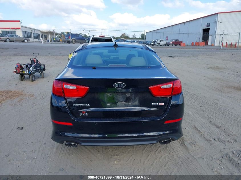 2015 Kia Optima Ex VIN: 5XXGN4A76FG514770 Lot: 40721899