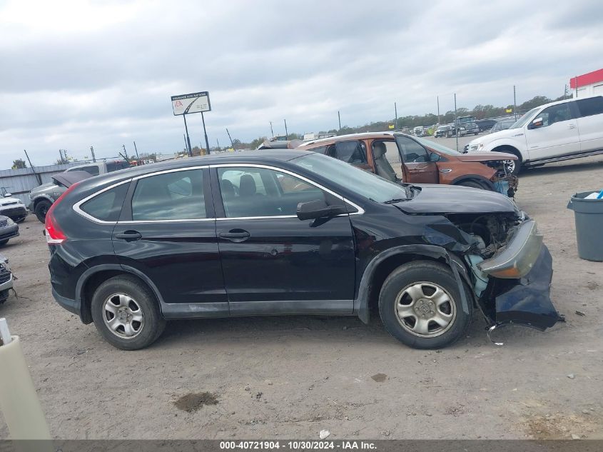 2013 Honda Cr-V Lx VIN: 2HKRM4H3XDH669418 Lot: 40721904