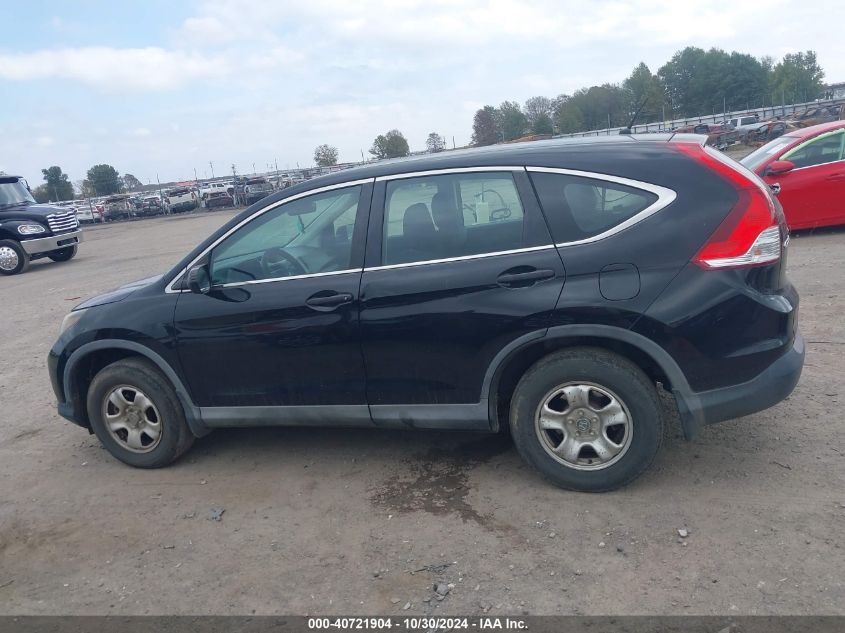 2013 Honda Cr-V Lx VIN: 2HKRM4H3XDH669418 Lot: 40721904