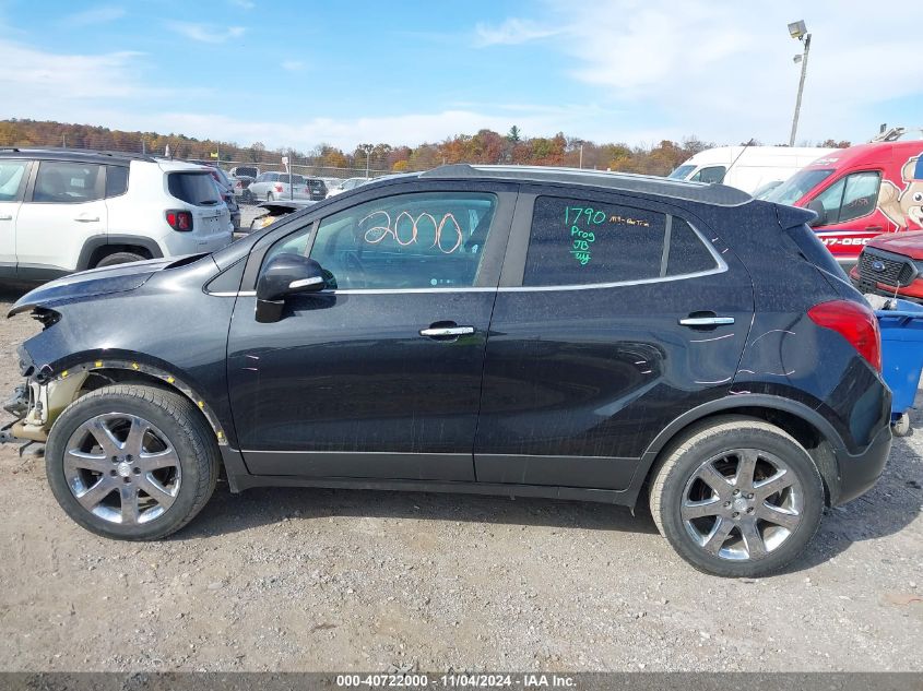 2016 Buick Encore Convenience VIN: KL4CJFSB8GB742375 Lot: 40722000