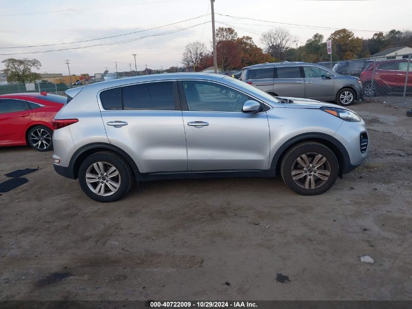 2019 Kia Sportage Lx VIN: KNDPMCAC6K7496672 Lot: 40722009