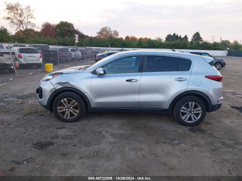 2019 Kia Sportage Lx VIN: KNDPMCAC6K7496672 Lot: 40722009