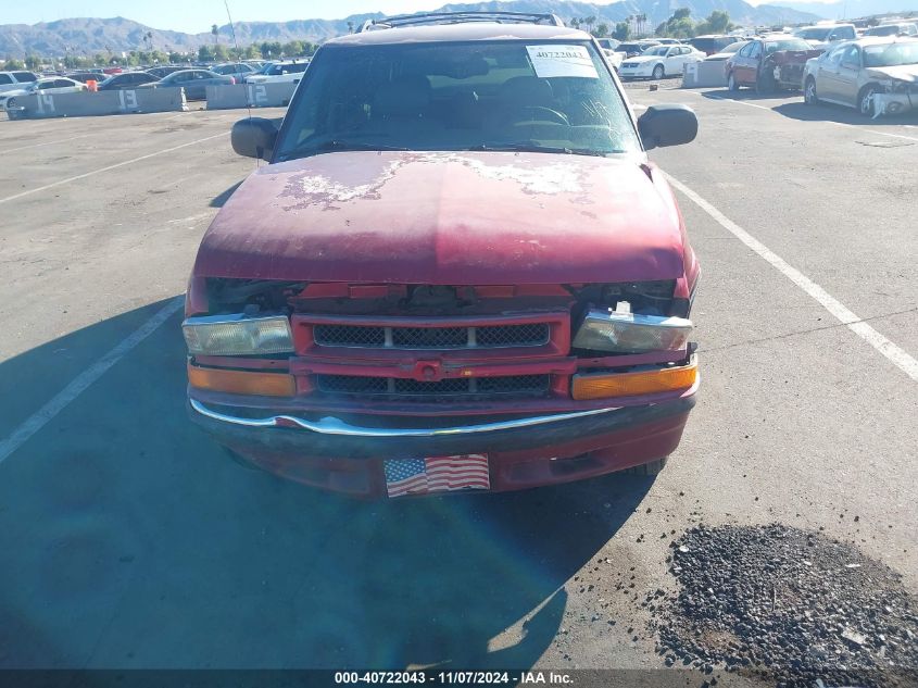 2000 Chevrolet Blazer Lt VIN: 1GNCS13W0Y2304241 Lot: 40722043