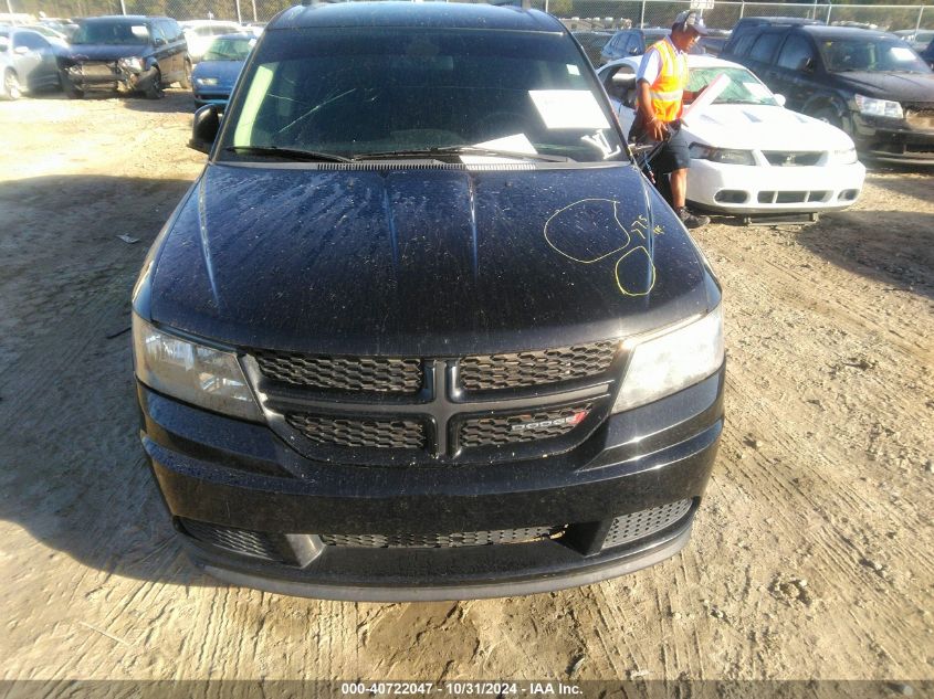 2018 Dodge Journey Se VIN: 3C4PDCAB7JT383282 Lot: 40722047