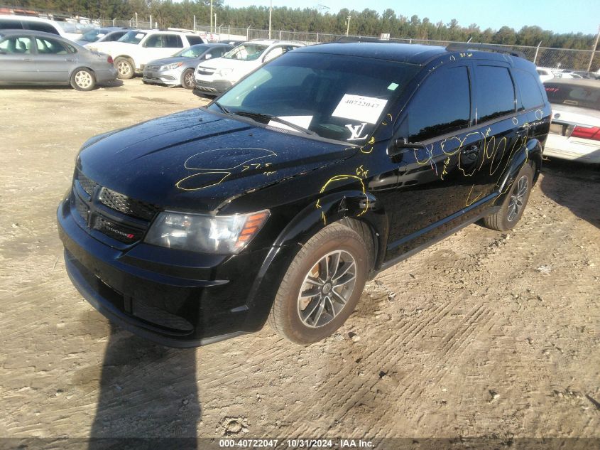 VIN 3C4PDCAB7JT383282 2018 DODGE JOURNEY no.2