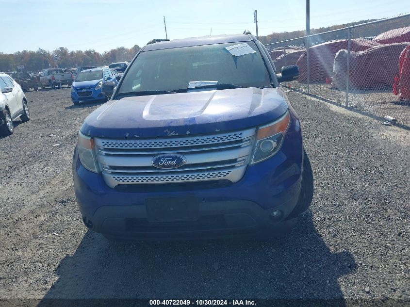 2013 Ford Explorer Xlt VIN: 1FM5K8D83DGA16734 Lot: 40722049