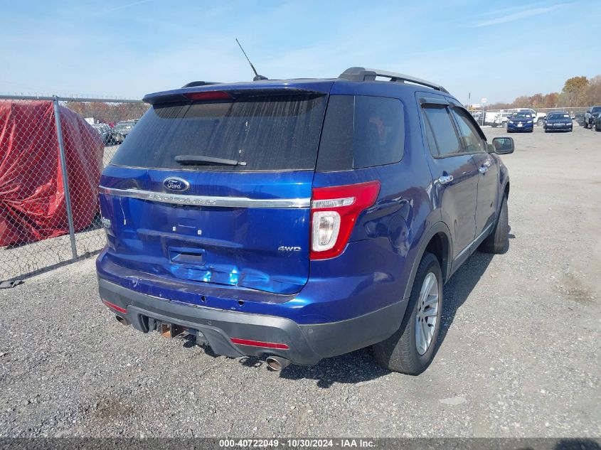 2013 Ford Explorer Xlt VIN: 1FM5K8D83DGA16734 Lot: 40722049