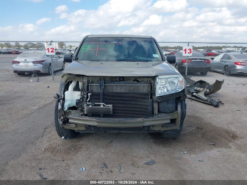 2011 Honda Pilot Lx VIN: 5FNYF4H23BB101763 Lot: 40722053