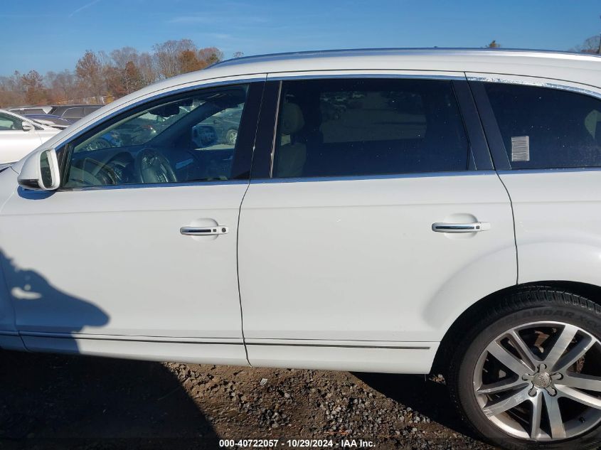 2015 Audi Q7 3.0 Tdi Premium VIN: WA1VMAFE2FD008213 Lot: 40722057