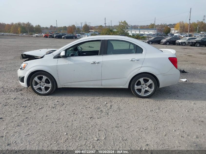 2016 Chevrolet Sonic Ltz Auto VIN: 1G1JE5SB9G4144997 Lot: 40722067