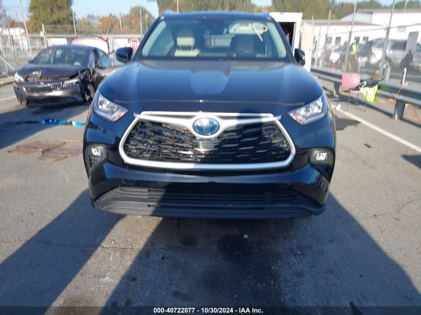 2020 Toyota Highlander Hybrid Xle VIN: 5TDHBRCH1LS500818 Lot: 40722077