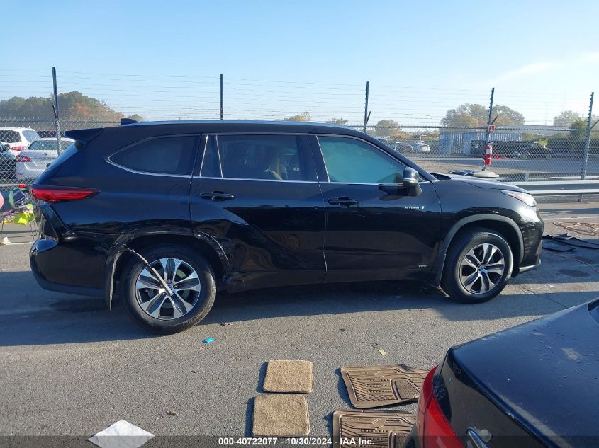 2020 TOYOTA HIGHLANDER HYBRID XLE - 5TDHBRCH1LS500818