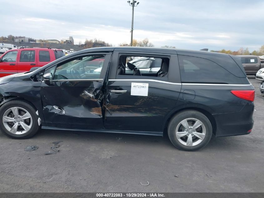 2019 Honda Odyssey Ex-L VIN: 5FNRL6H71KB129386 Lot: 40722083