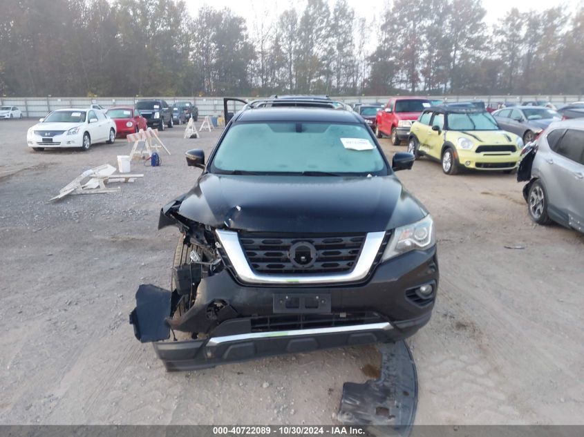 2017 Nissan Pathfinder Sl VIN: 5N1DR2MM0HC627285 Lot: 40722089