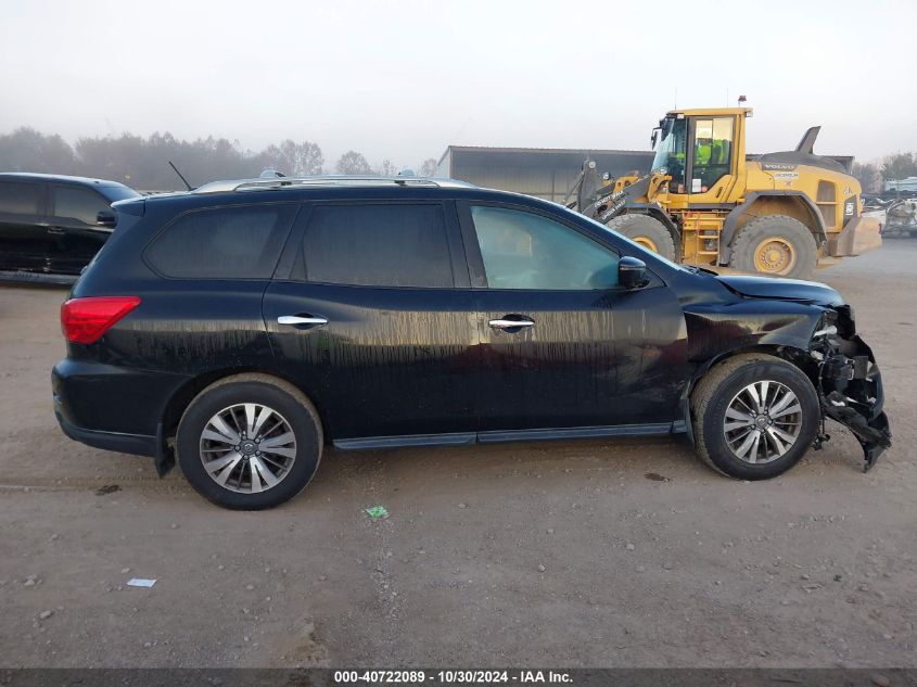 2017 Nissan Pathfinder Sl VIN: 5N1DR2MM0HC627285 Lot: 40722089