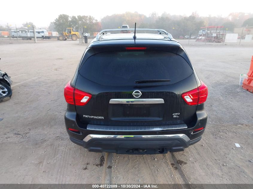 2017 Nissan Pathfinder Sl VIN: 5N1DR2MM0HC627285 Lot: 40722089