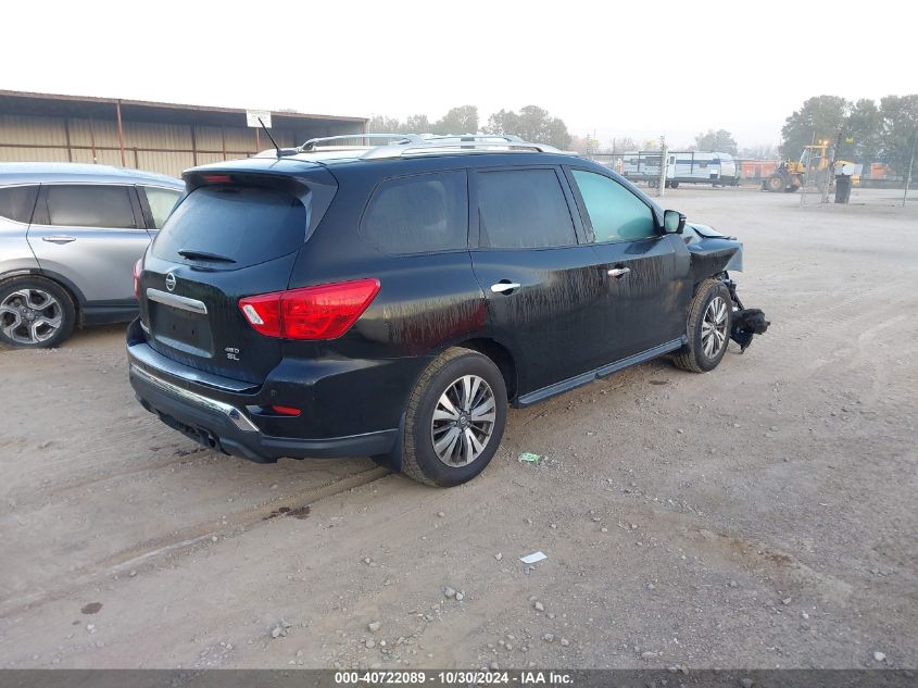 2017 Nissan Pathfinder Sl VIN: 5N1DR2MM0HC627285 Lot: 40722089