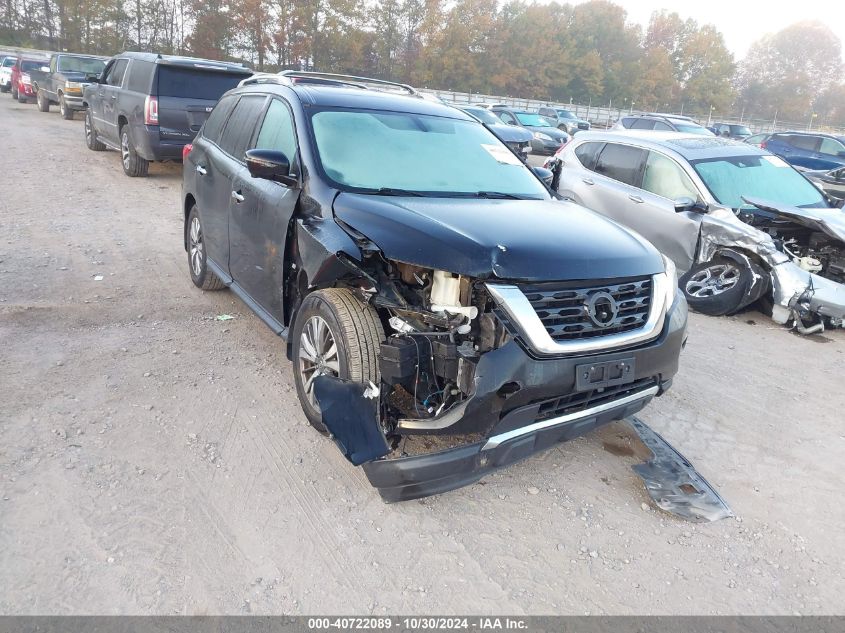 2017 Nissan Pathfinder Sl VIN: 5N1DR2MM0HC627285 Lot: 40722089