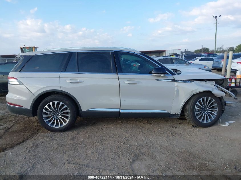 2022 Lincoln Aviator Reserve VIN: 5LM5J7WC1NGL17421 Lot: 40722114