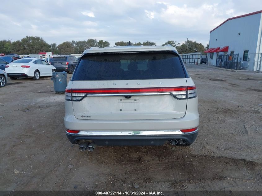 2022 Lincoln Aviator Reserve VIN: 5LM5J7WC1NGL17421 Lot: 40722114