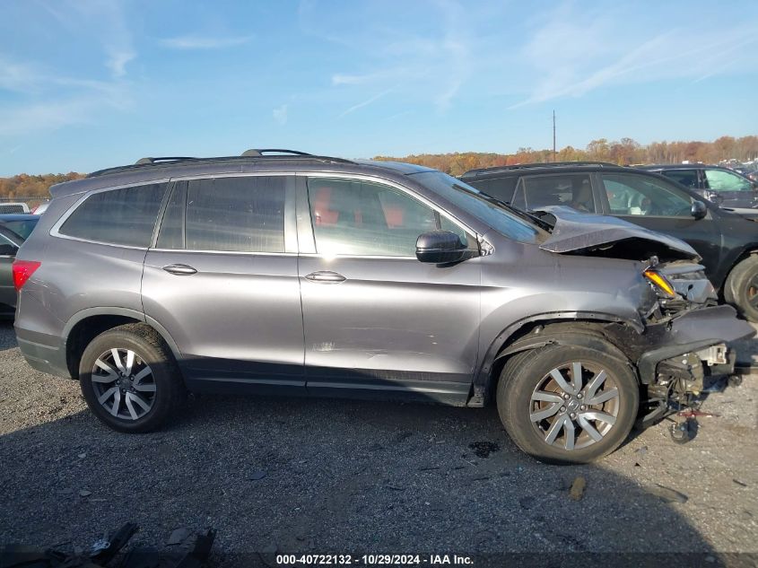 2019 Honda Pilot Ex VIN: 5FNYF6H38KB101343 Lot: 40722132