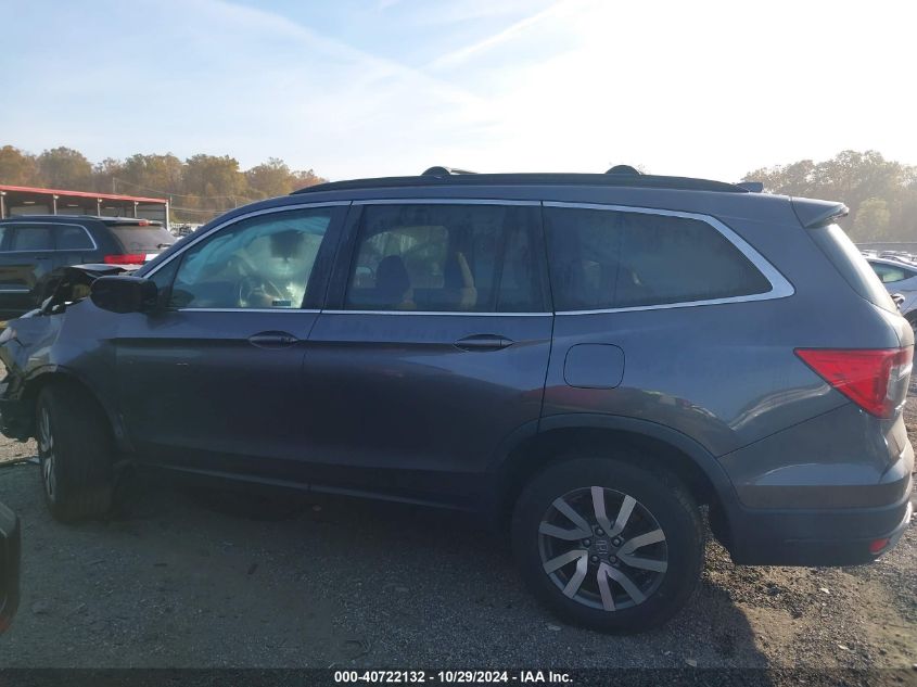 2019 Honda Pilot Ex VIN: 5FNYF6H38KB101343 Lot: 40722132