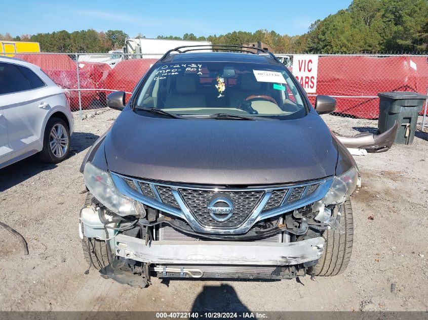 2013 Nissan Murano Le VIN: JN8AZ1MU1DW201121 Lot: 40722140