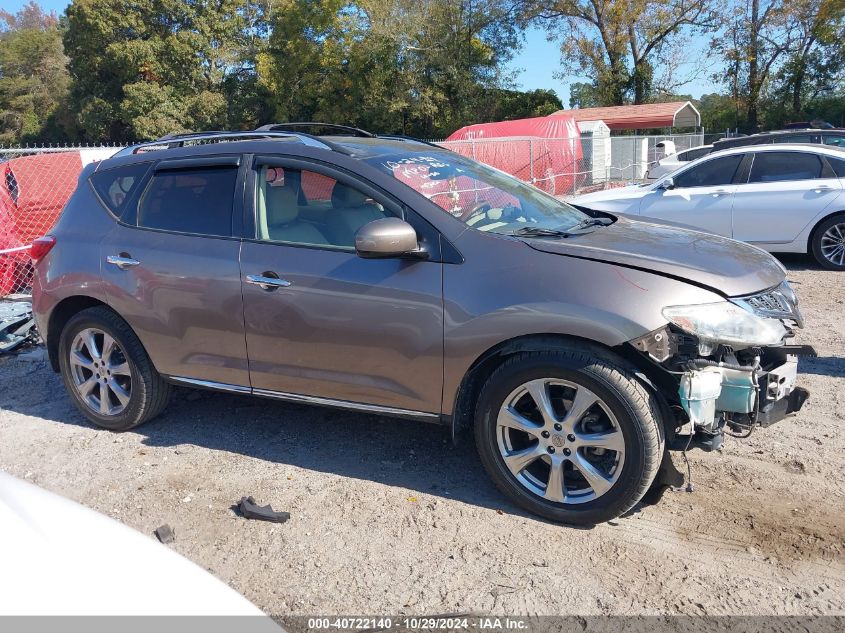 2013 Nissan Murano Le VIN: JN8AZ1MU1DW201121 Lot: 40722140