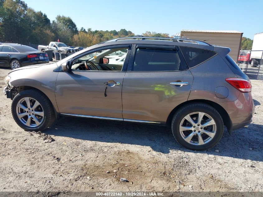 2013 Nissan Murano Le VIN: JN8AZ1MU1DW201121 Lot: 40722140