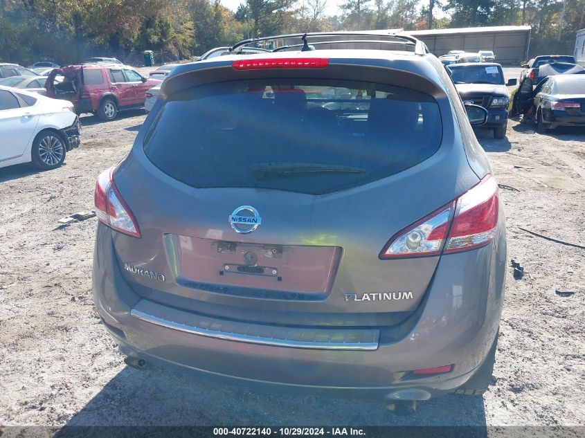 2013 Nissan Murano Le VIN: JN8AZ1MU1DW201121 Lot: 40722140