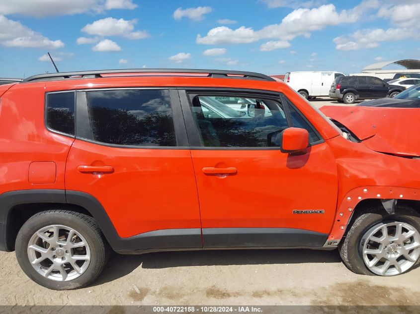 2021 Jeep Renegade Latitude 4X4 VIN: ZACNJDB16MPN23648 Lot: 40722158