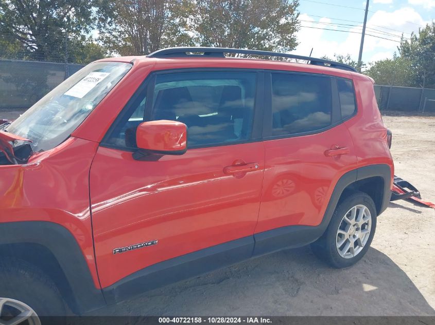 2021 Jeep Renegade Latitude 4X4 VIN: ZACNJDB16MPN23648 Lot: 40722158