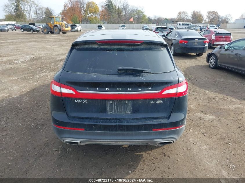 2016 Lincoln Mkx Reserve VIN: 2LMTJ8LP3GBL71597 Lot: 40722178