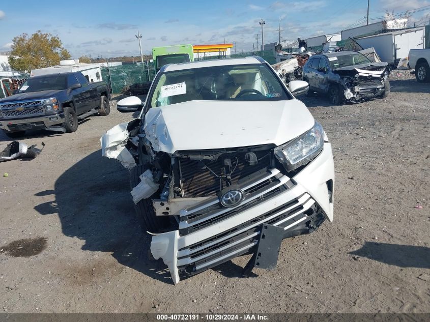 2019 Toyota Highlander Xle VIN: 5TDJZRFH0KS705473 Lot: 40722191