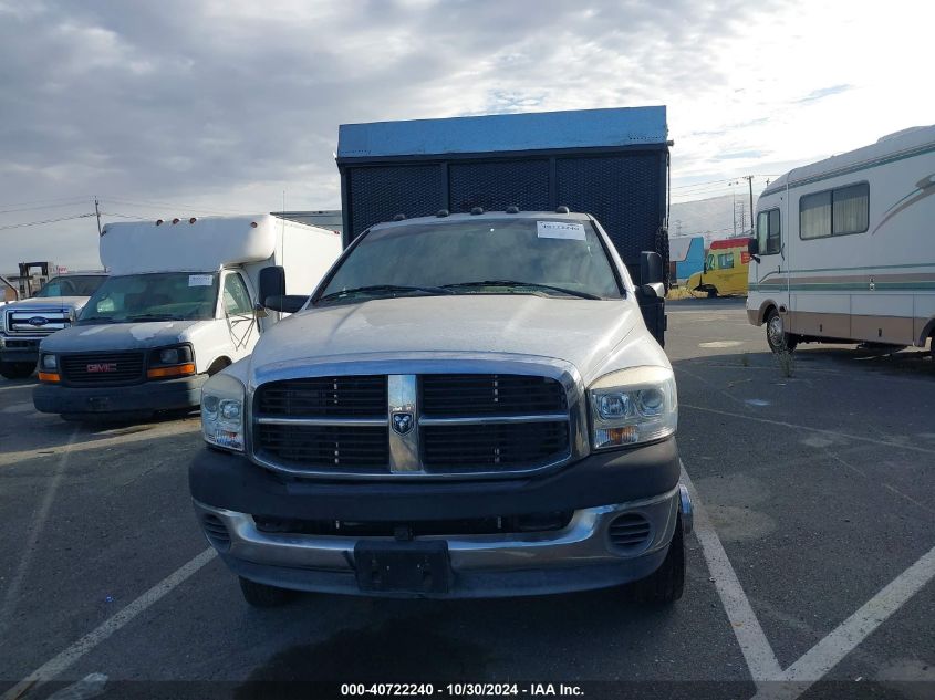 2008 Dodge Ram 3500 Hd Chassis St/Slt VIN: 3D6WG46A08G111582 Lot: 40722240