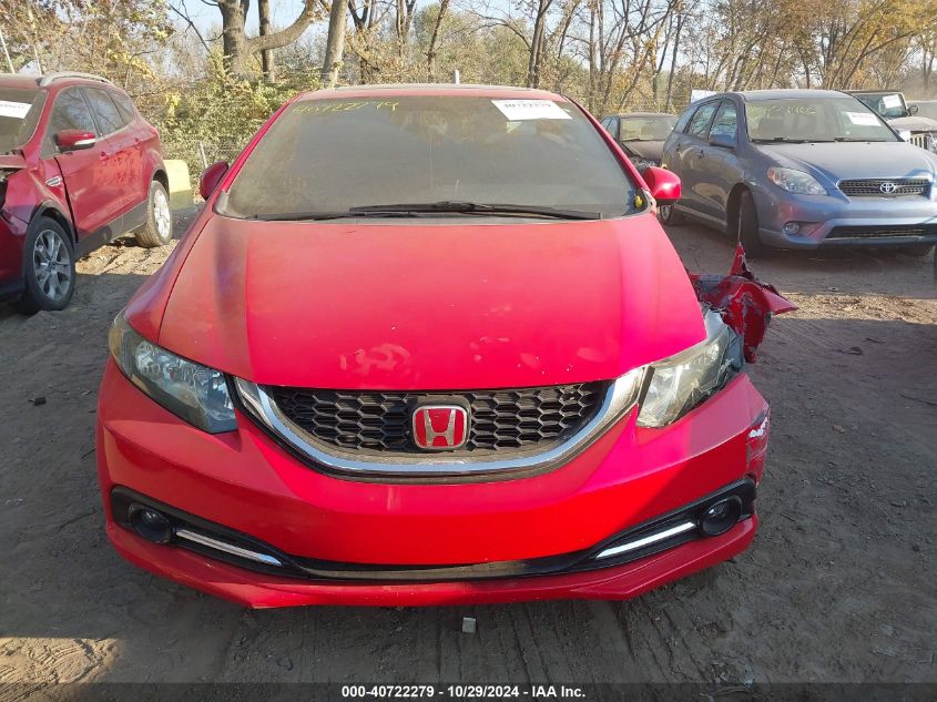 2013 Honda Civic Si VIN: 2HGFB6E50DH705220 Lot: 40722279