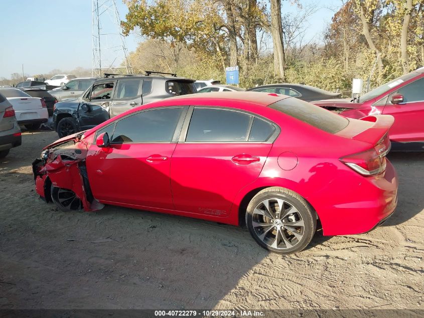 2013 Honda Civic Si VIN: 2HGFB6E50DH705220 Lot: 40722279