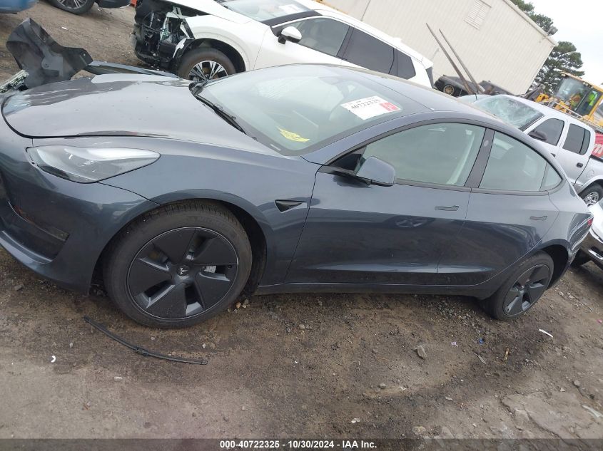 2023 Tesla Model 3 Rear-Wheel Drive VIN: 5YJ3E1EA9PF547060 Lot: 40722325