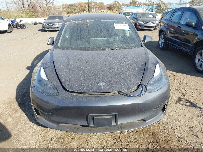 2023 Tesla Model 3 Rear-Wheel Drive VIN: 5YJ3E1EA5PF601468 Lot: 40722335