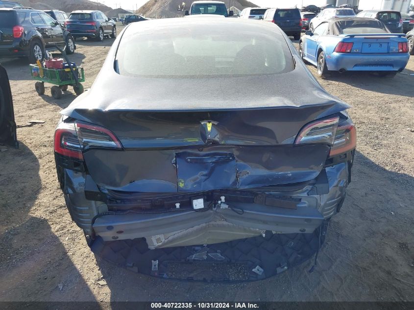 2023 Tesla Model 3 Rear-Wheel Drive VIN: 5YJ3E1EA5PF601468 Lot: 40722335