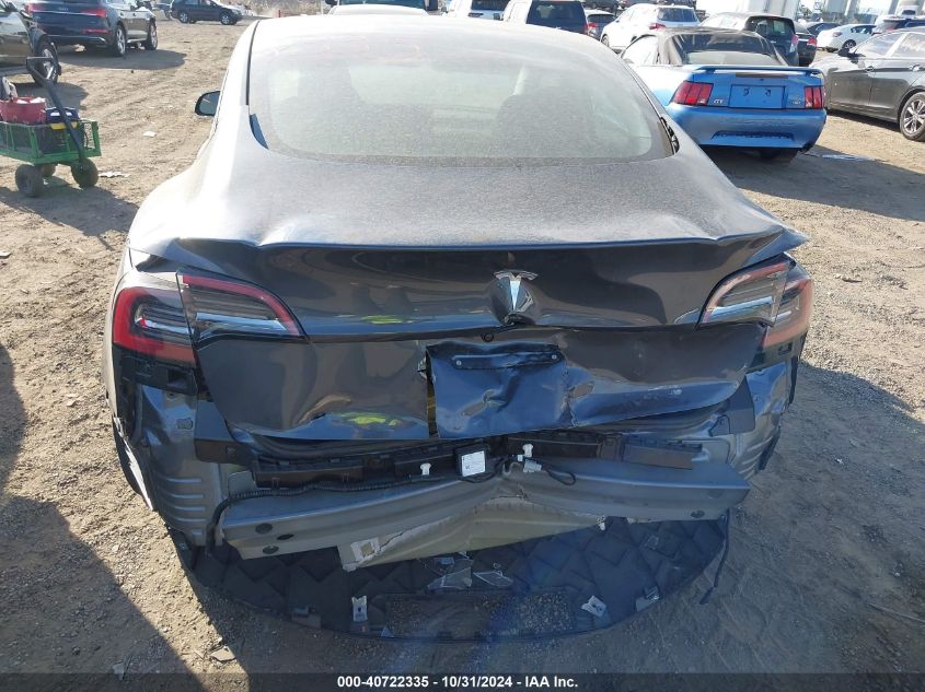 2023 Tesla Model 3 Rear-Wheel Drive VIN: 5YJ3E1EA5PF601468 Lot: 40722335